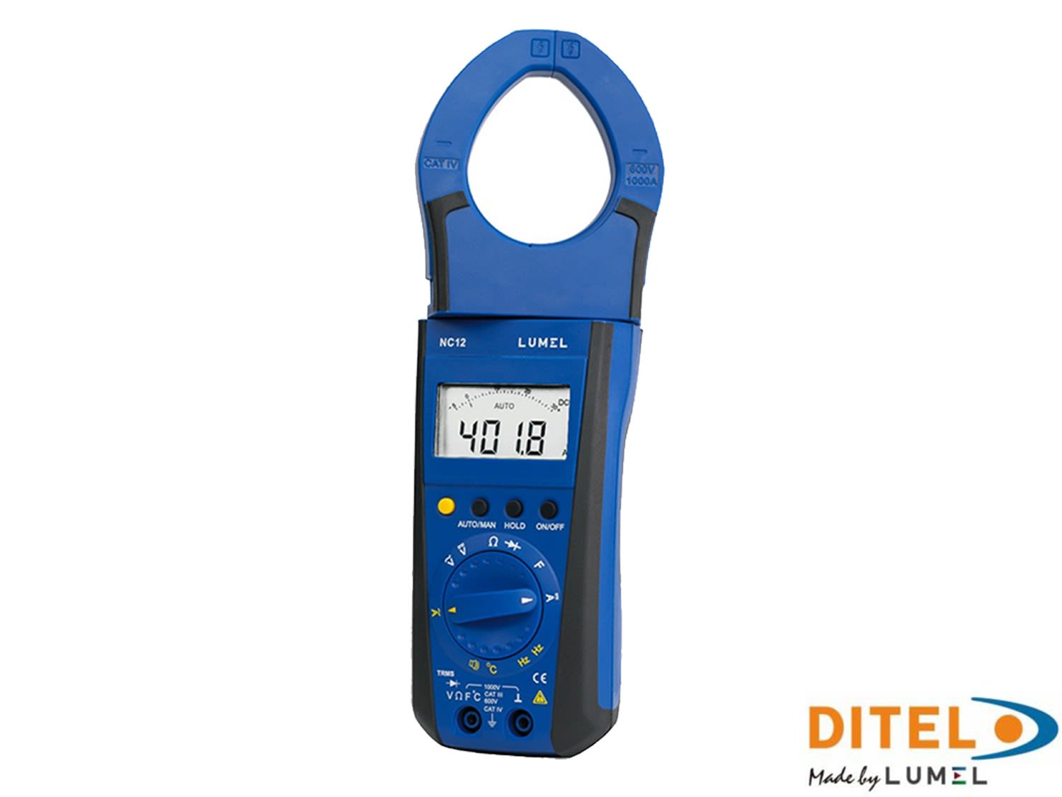 Ditel - PINCE MULTIMETRIQUE NC12 AC/DC 1000A A /CERTCAL