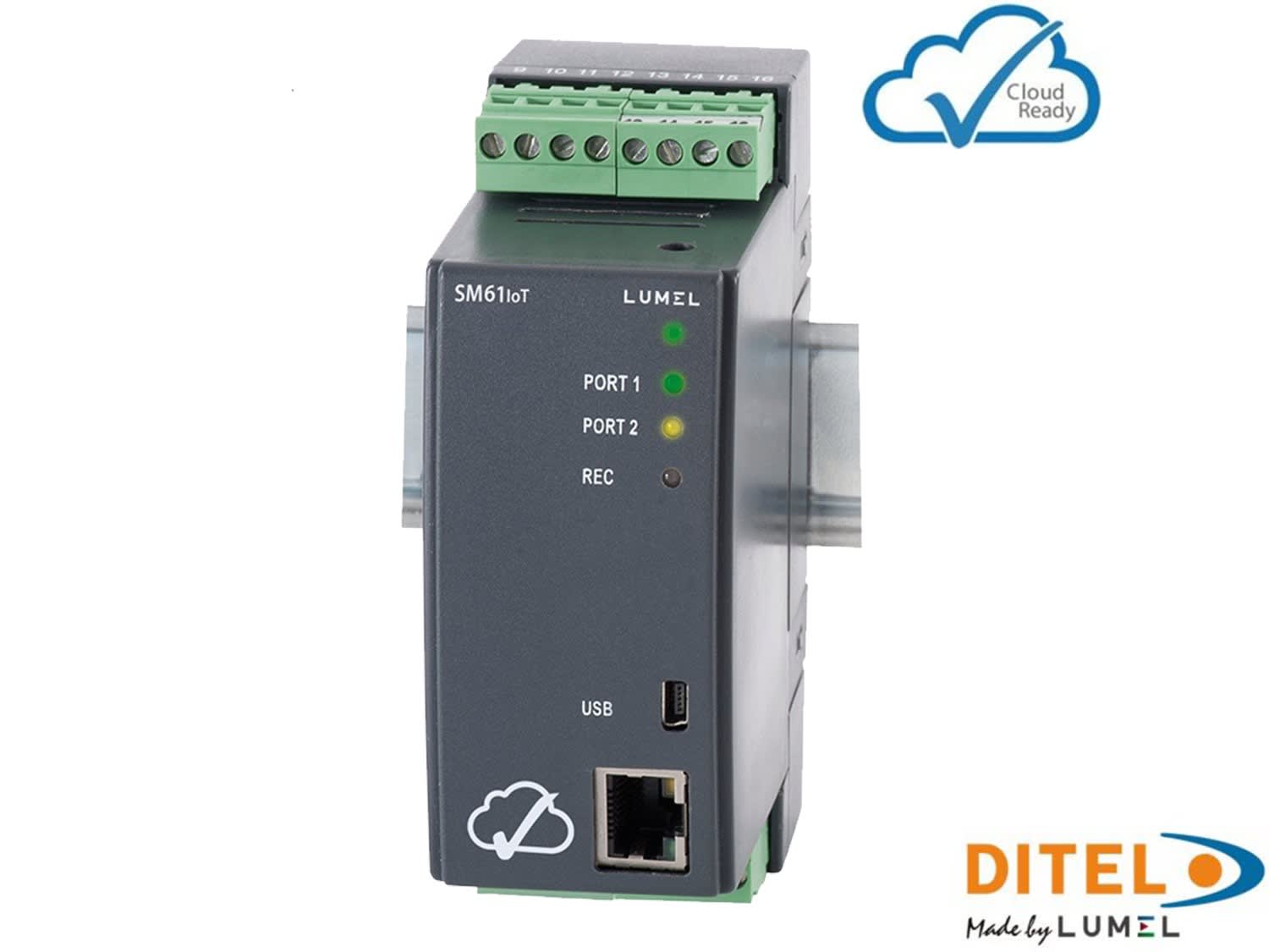 Ditel - ENREGISTREUR POUR APPLICATIONS IOT,10-16VAC/10-20VDC,2REL