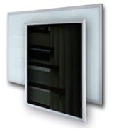 ACSO - Dynabox G 300W - Noir / Cadre Alu - 600x600x18 - IP44 - 230V