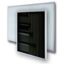 ACSO - Dynabox G 300W - Noir / Cadre Alu - 600x600x18 - IP44 - 230V