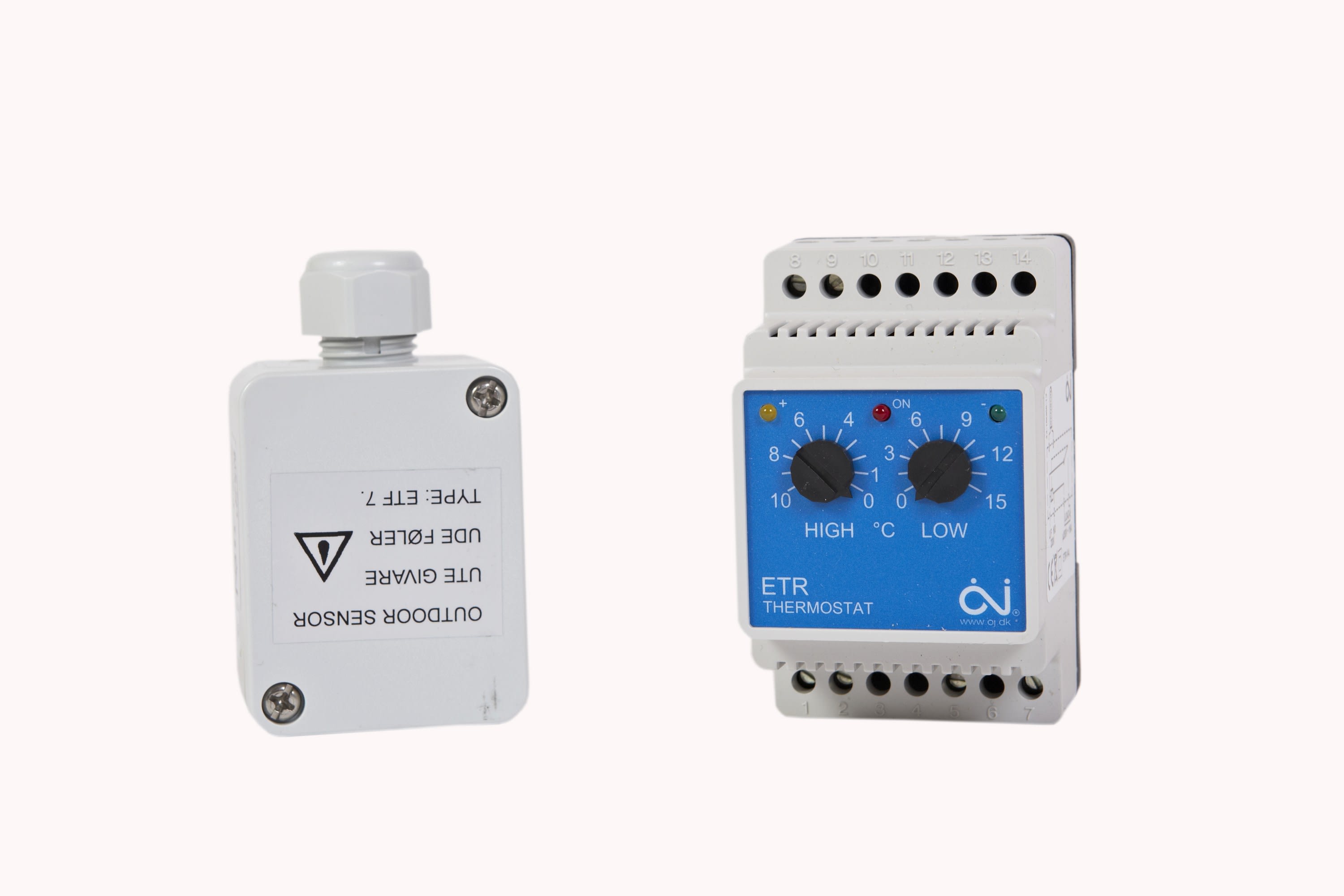 ACSO - Thermostat modulaire TME16 + sonde extérieure - 230V - 16A