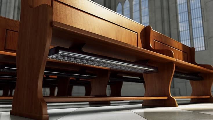 ACSO - Dynaztrip S+ Design 600W - Noir mat - 1580x155x115 - IP44 - 230V