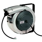 Cable Equipements - Enrouleur automatique ALU - 24+2m 2x1,5² HO5VV-F - Bride pivotante -