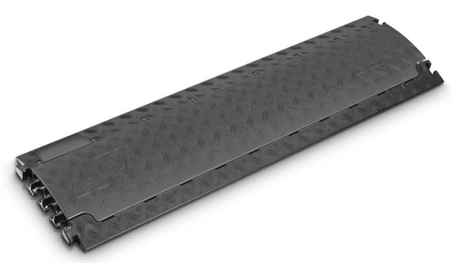 Cable Equipements - BOA 17-6 : passage de cable Vehicules - 1m - 6 canaux Ø 17mm - NOIR/NOIR -