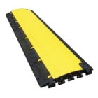 Cable Equipements - BOA 17-6 : passage de cable Vehicules - 1m - 6 canaux Ø 17mm - NOIR/JAUNE -