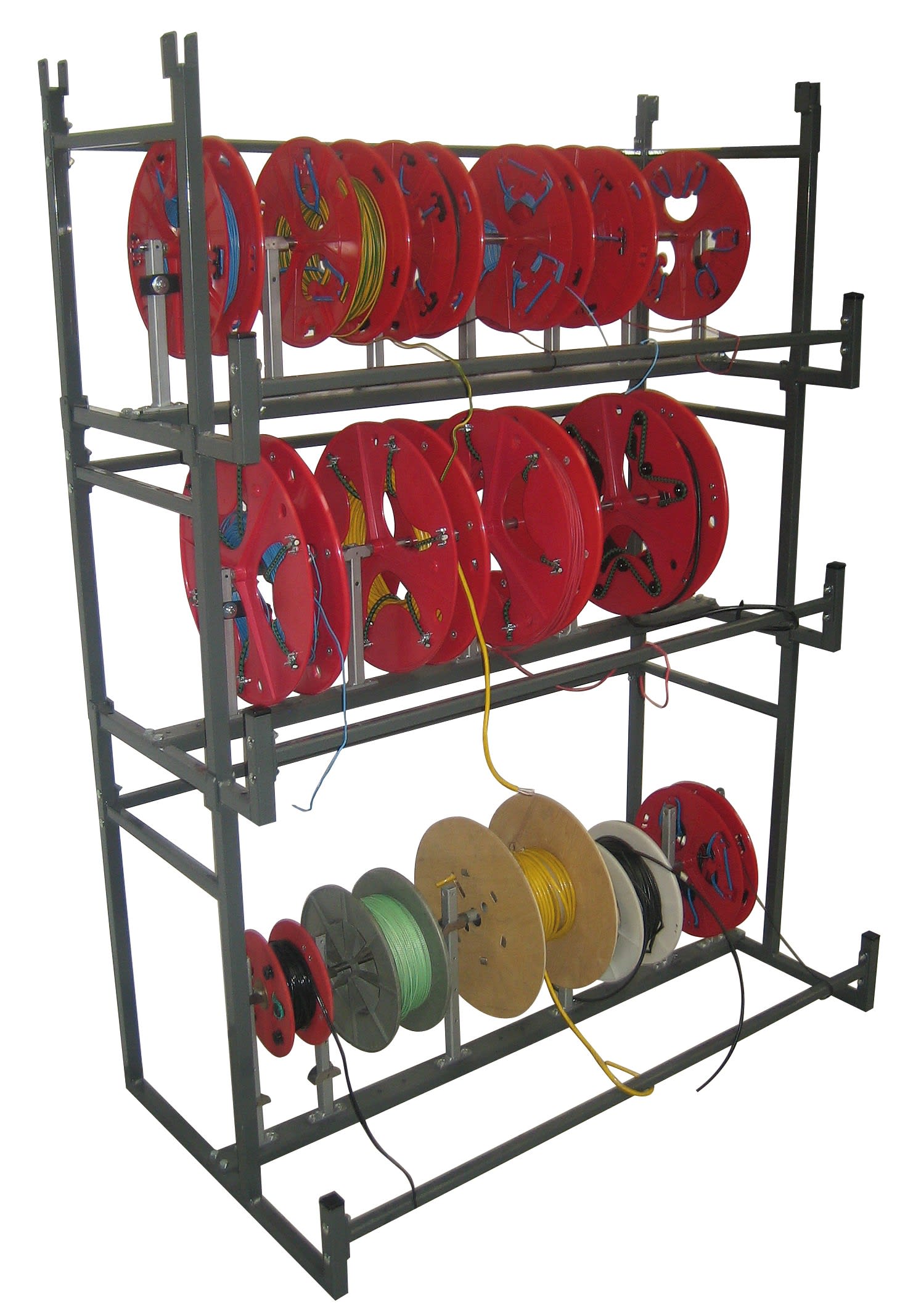 Cable Equipements - BOBI-MIXTE : distributeur mixte pour les bobines et les couronnes - 3 niveaux -