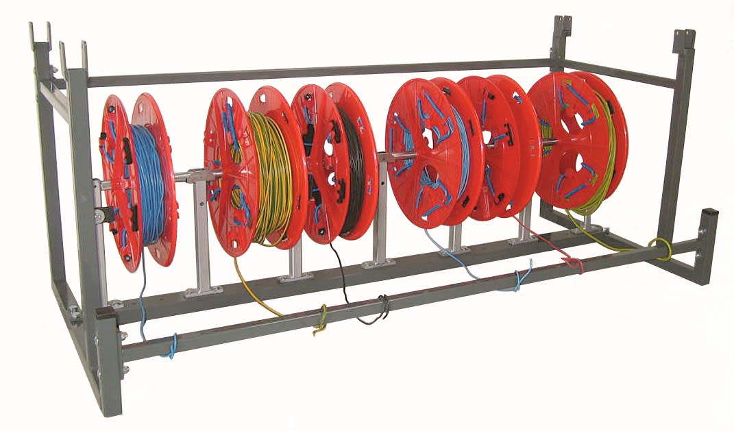 Cable Equipements - Module distributeur de couronnes BOBI 300, livré avec 6 bobines à sandows