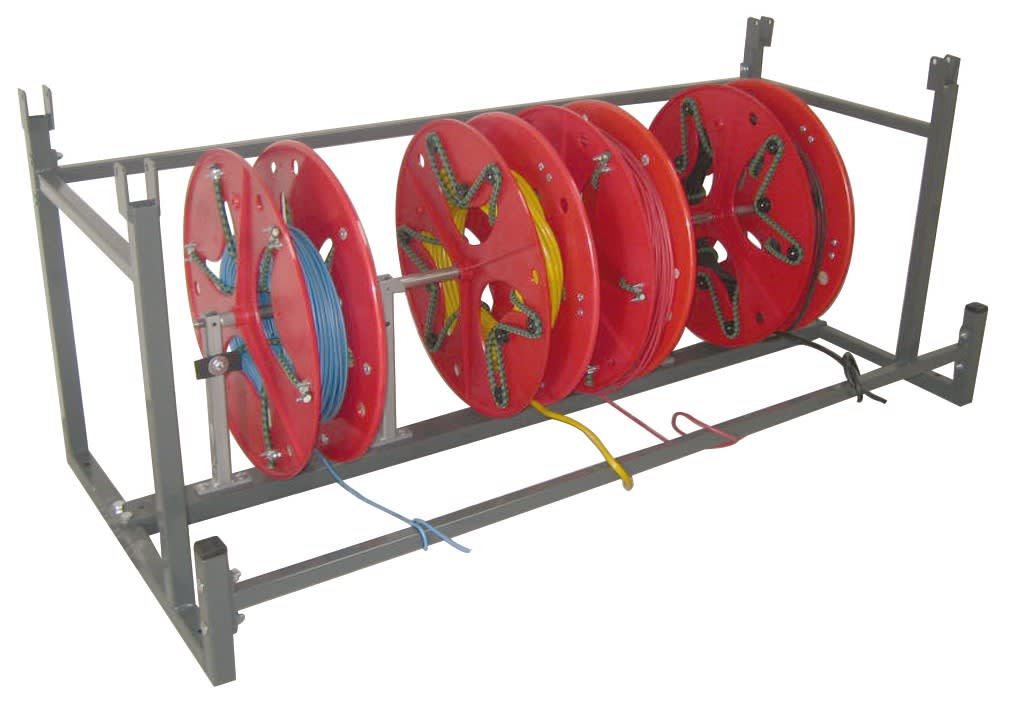 Cable Equipements - Module distributeur de couronnes BOBI 400, livré avec 4 bobines à sandows