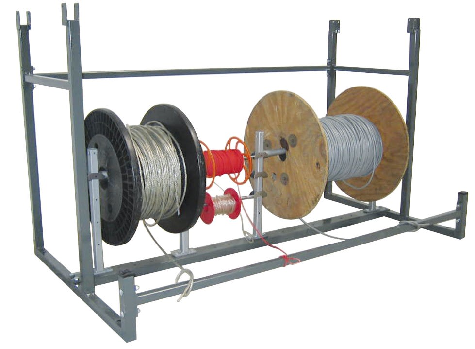 Cable Equipements - Module distributeur de bobines BOBI REGLABLE avec 6 bras verticaux -