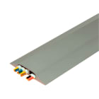 Cable Equipements - DOUBLE : passage de cable Pietons - Gris 3m - 2 canaux - (10x30mm et 10x20mm) -