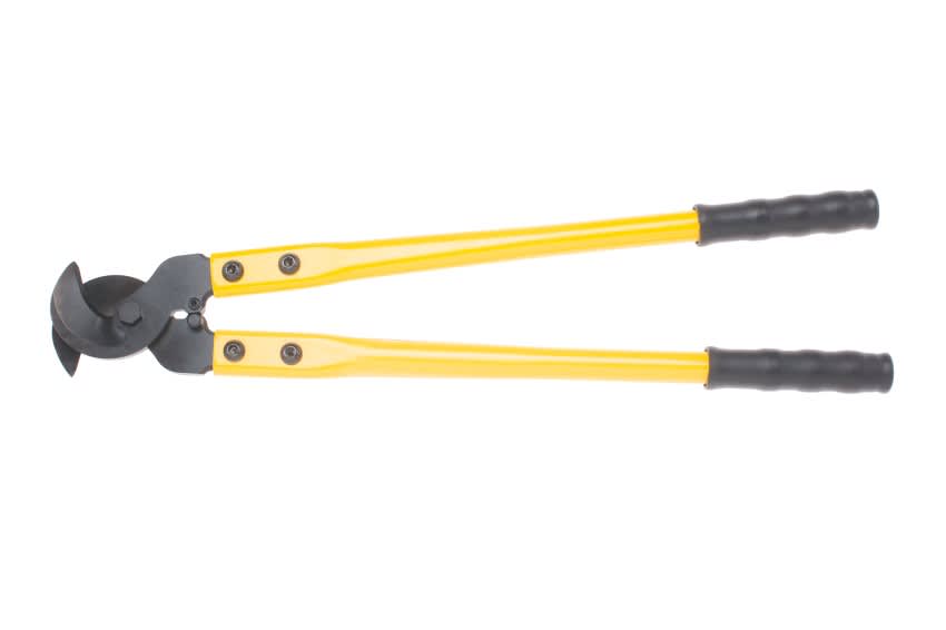 Cable Equipements - Coupe-câble E2 STATIONNAIRE - Capacité Cu/Al 250 mm² - Diamètre maxi 35 mm -