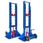 Cable Equipements - Chandelles hydrauliques AXO 10T (la paire + axe) pour touret maxi 10 tonnes,