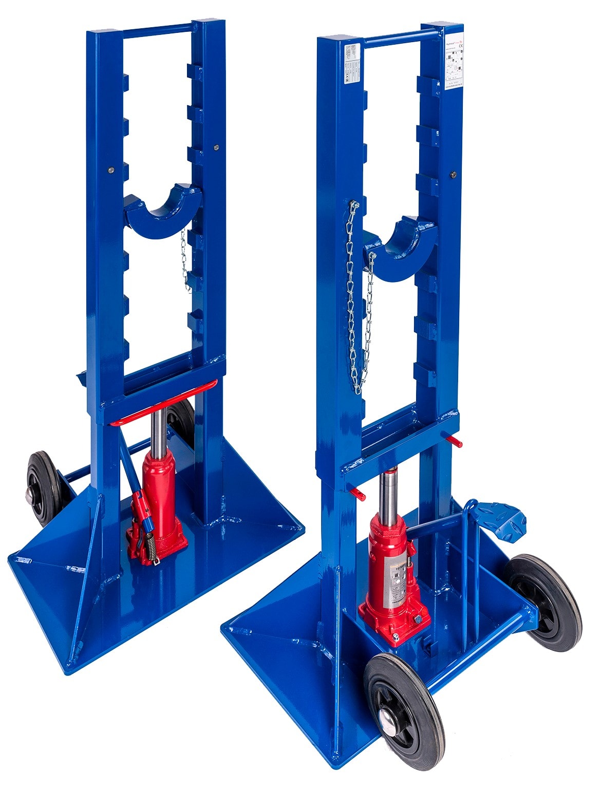 Cable Equipements - Chandelles hydrauliques AXO 10T (la paire + axe) pour touret maxi 10 tonnes,