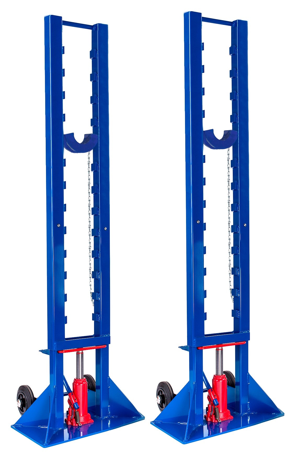 Cable Equipements - Chandelles hydrauliques AXO 10T (la paire + axe) pour touret maxi 10 tonnes,