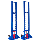 Cable Equipements - Chandelles hydrauliques AXO 10T (la paire + axe) pour touret maxi 10 tonnes,