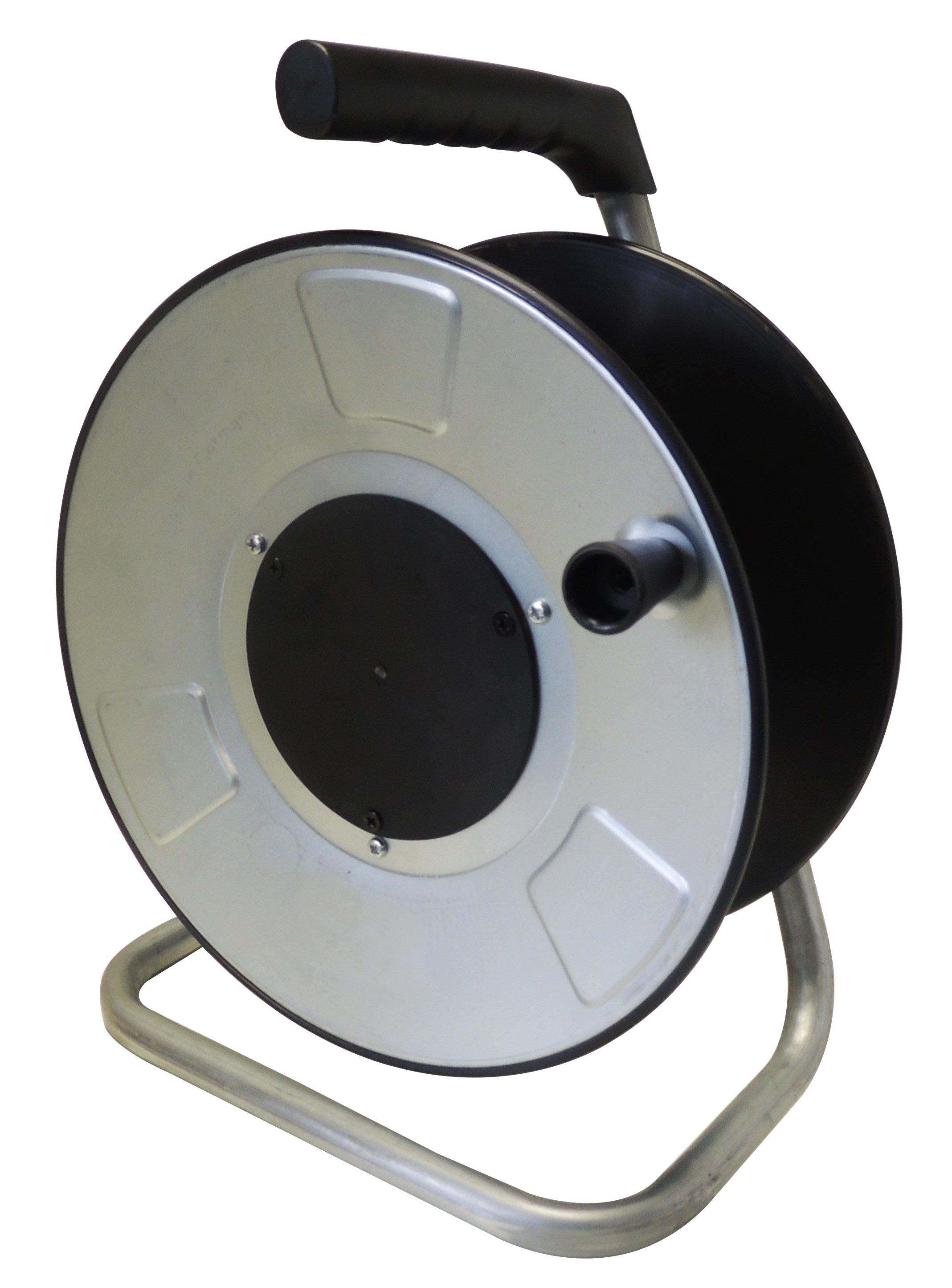 Cable Equipements - Enrouleur à manivelle EM050 sans prises - Joues acier galvanisé Ø 280mm -