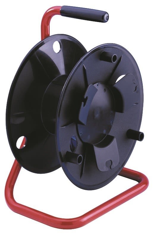 Cable Equipements - Enrouleur à manivelle EM060 - Tambour plastique - Piétement acier finition epoxy