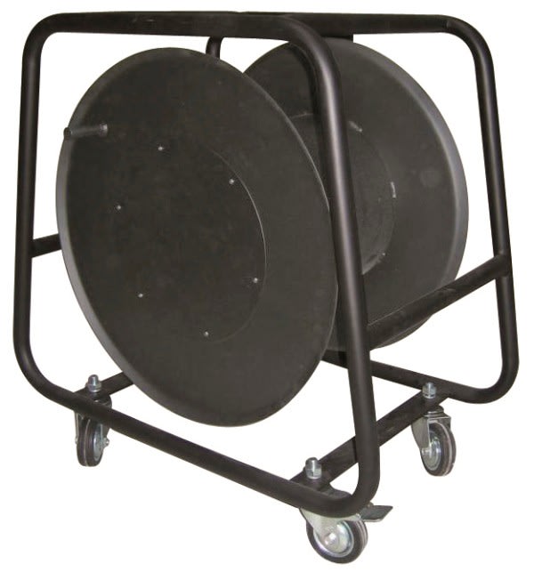 Cable Equipements - Enrouleur à manivelle EM100R avec 4 roulettes dont 2 avec blocage (ancien EM23)