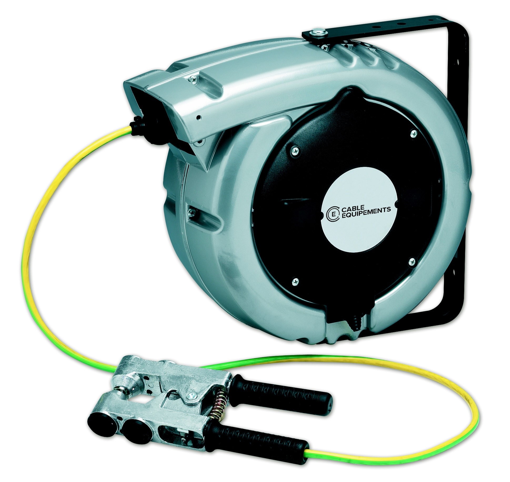 Cable Equipements - Enrouleur rappel automatique (non ATEX) ALU 700 avec pince mise à la terre ATEX-