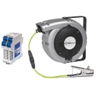 Cable Equipements - Système complet mise à la terre : enrouleur rappel auto ATEX (20m 1x4mm²+2x1mm²,