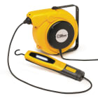 Cable Equipements - Enrouleur automatique + baladeuse - 230V/24V avec TRANSFO - 14+1,5m 2x1² H05RN-F