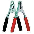 Cable Equipements - Pince 220A ROUGE robuste en acier galvanisé - Ressort en acier galvanisé -