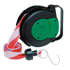 Cable Equipements - Enrouleur rappel auto SIGNALISATION P1-BR - 8m bande rouge/blanche -