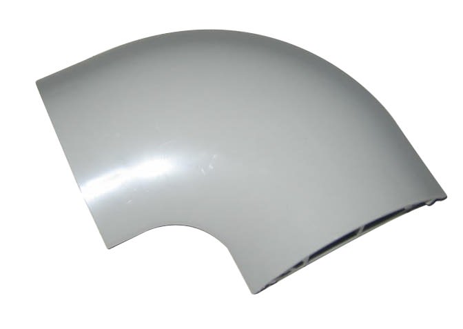 Cable Equipements - PG12 : angle 90° pour passage de plancher - PVC gris