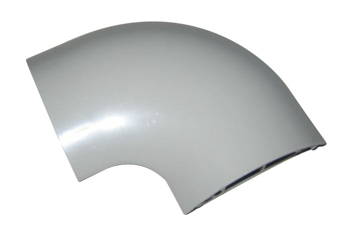 Cable Equipements - PG12 : angle 90° pour passage de plancher - PVC gris