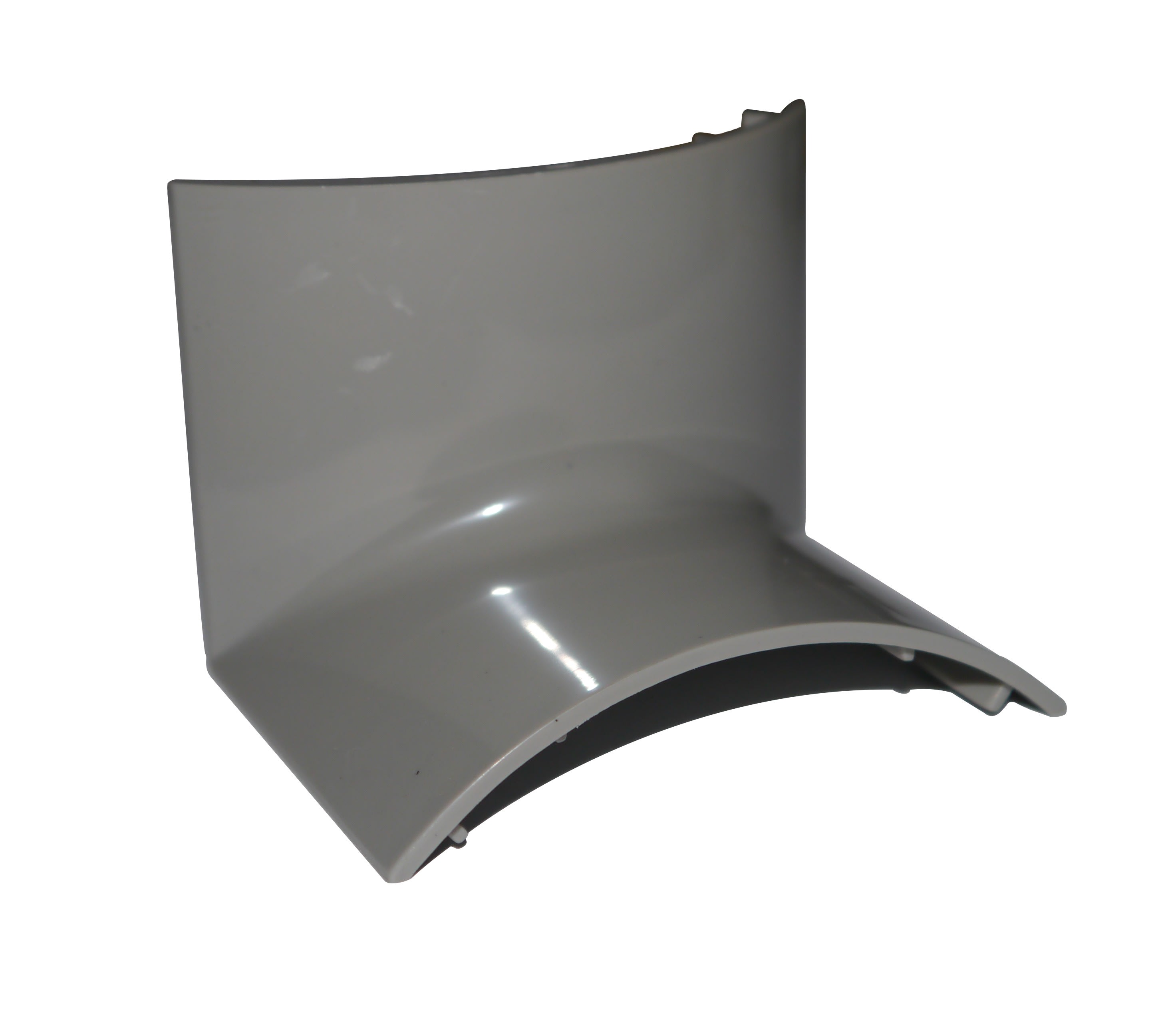 Cable Equipements - PG12 : pièce  jonction horizontale/verticale pour passage de plancher - PVC gris