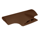 Cable Equipements - PG12 : pièce de jonction en T pour passage de plancher - PVC marron