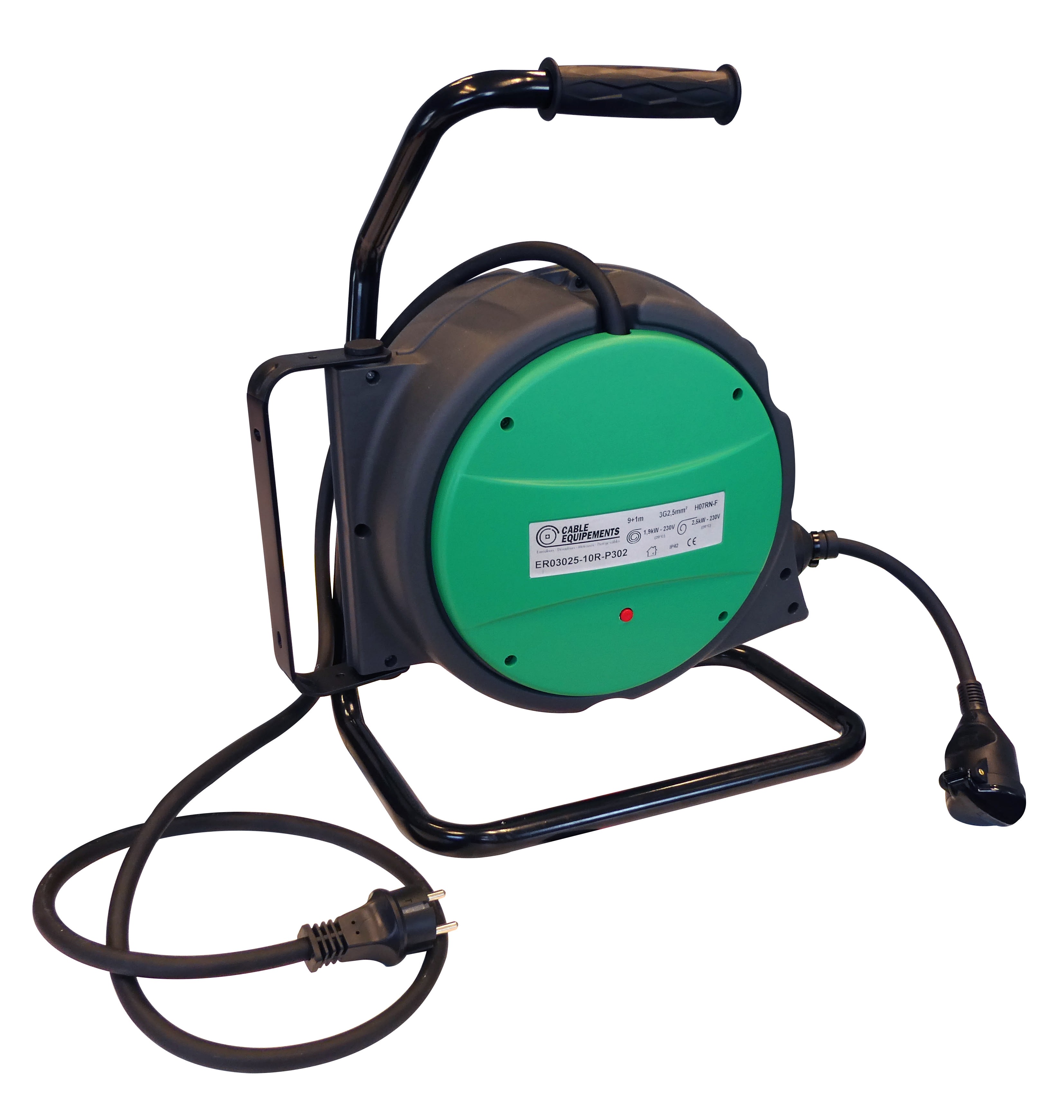 Cable Equipements - Prolongateur automatique MAGIC REEL 10 mètres - 3G2,5² H07RN-F - IP42 -