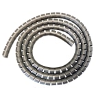 Cable Equipements - MANGE-CABLE : gaine diamètre 20 mm - Coloris ARGENT - Le rouleau de 30 mètres