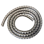 Cable Equipements - MANGE-CABLE : gaine diamètre 20 mm - Coloris ARGENT - Le rouleau de 30 mètres