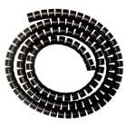 Cable Equipements - Gaine MANGE-CABLE diamètre 32 mm - Coloris NOIR - Le rouleau de 15 mètres