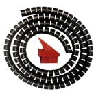 Cable Equipements - MANGE-CABLE : gaine Ø 20 mm - Longueur 1,50 mètre + 1 outil - Coloris NOIR -