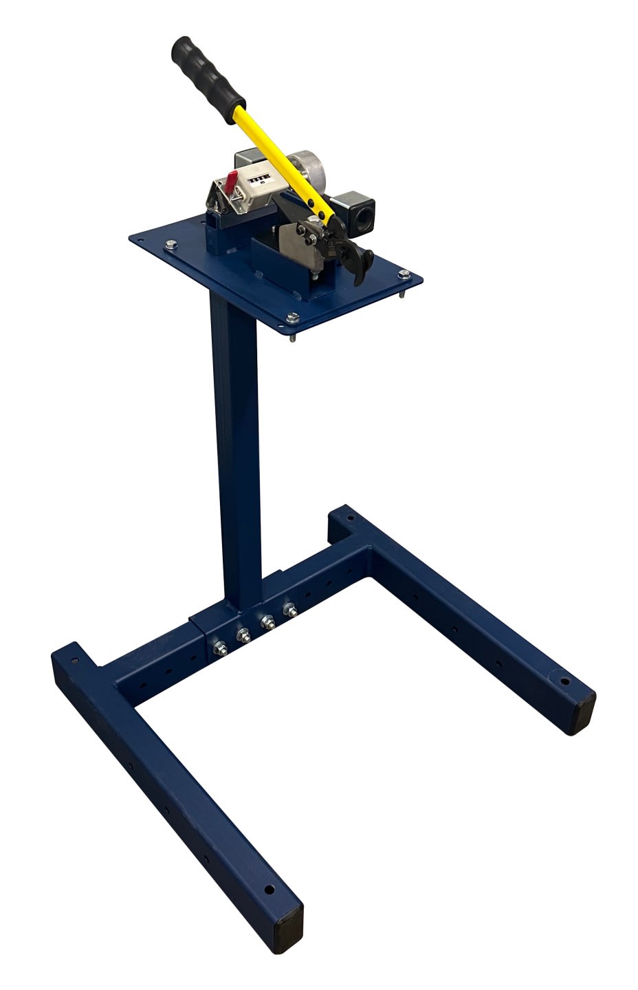 Cable Equipements - Métreuse-cisaille MCC20-P-ALU - Modèle sur pied - Roue de mesure aluminium strié