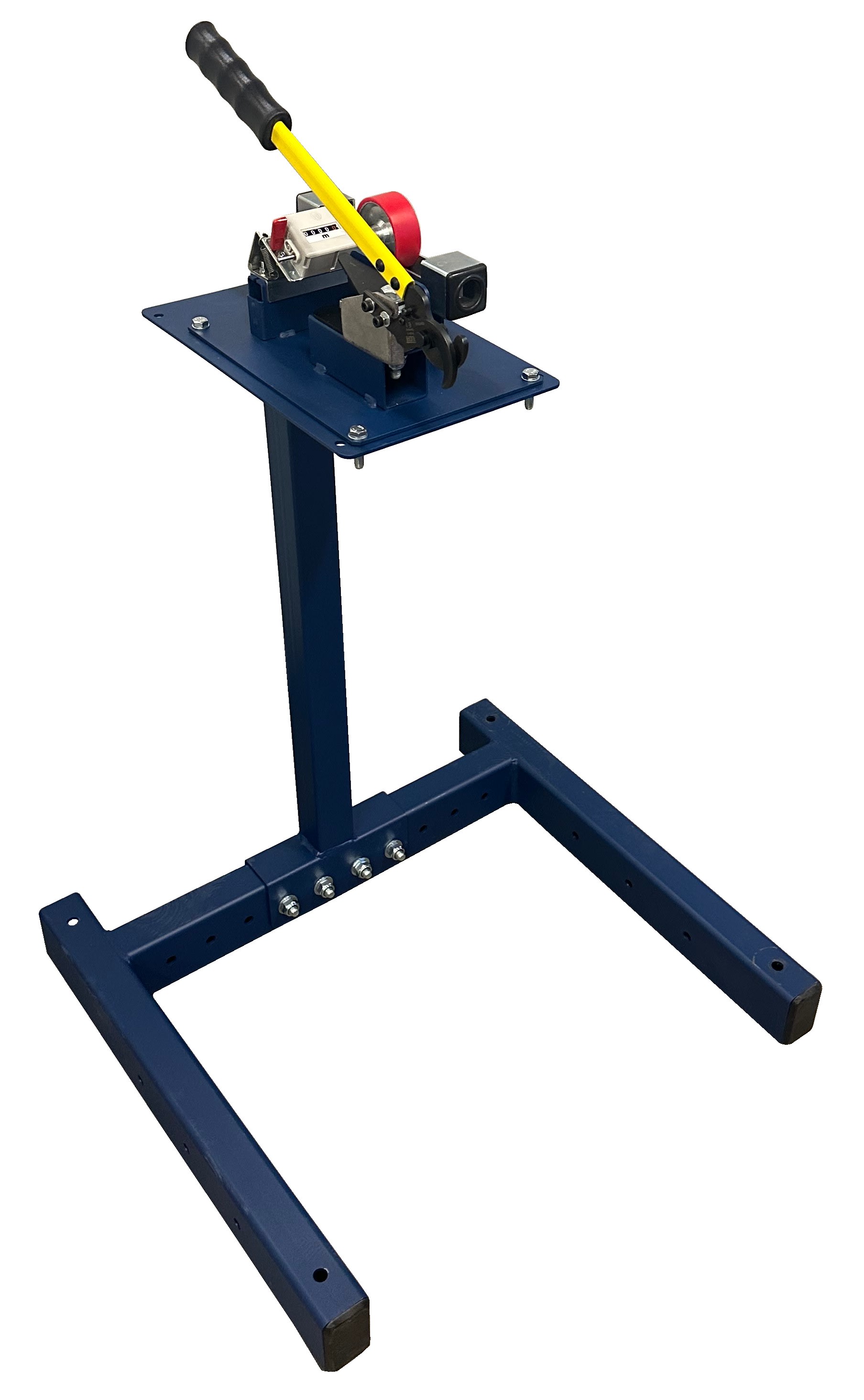 Cable Equipements - Métreuse-cisaille MCC20-P-PU - Modèle sur pied - Roue de mesure polyuréthane -