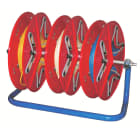 Cable Equipements - MINOQUAD : dévidoir de chantier pour couronnes de fils, livré avec 3 bobines