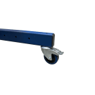Cable Equipements - Option 4 roulettes pivotantes avec frein pour métreuse sur pied -