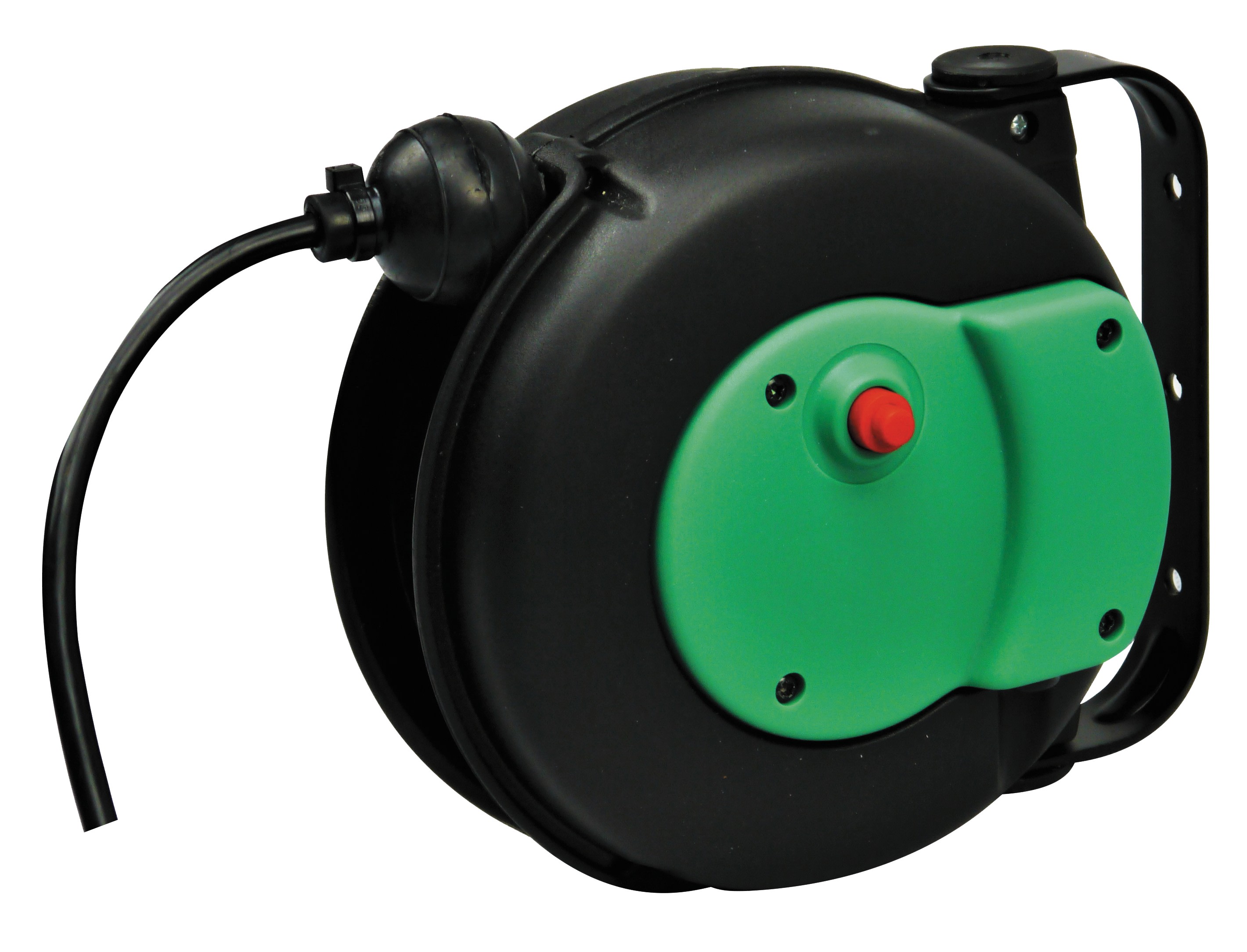 Cable Equipements - P105 : enrouleur rappel auto PLT 100 - 5+1m 3G1,5² HO5VV-F - IP42 - Cliquet