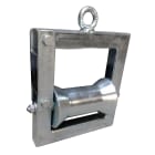 Cable Equipements - Poulie PL1AC-CAGSUSP à 1 diabolo - Châssis et diabolo en acier galvanisé -