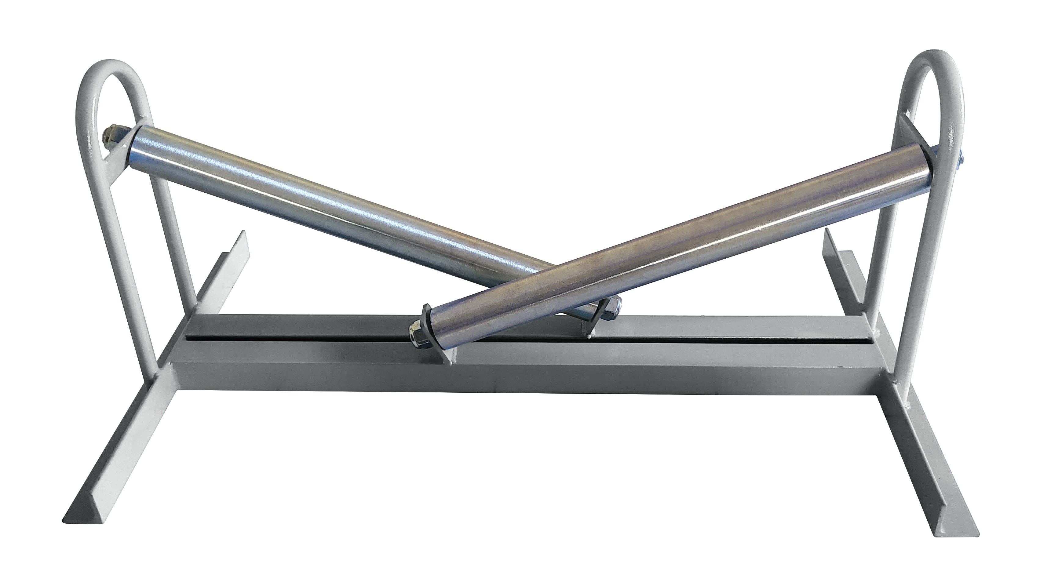 Cable Equipements - Poulie PL2AC-V - 2 rouleaux en V - Châssis peinture à chaud et rouleau en acier