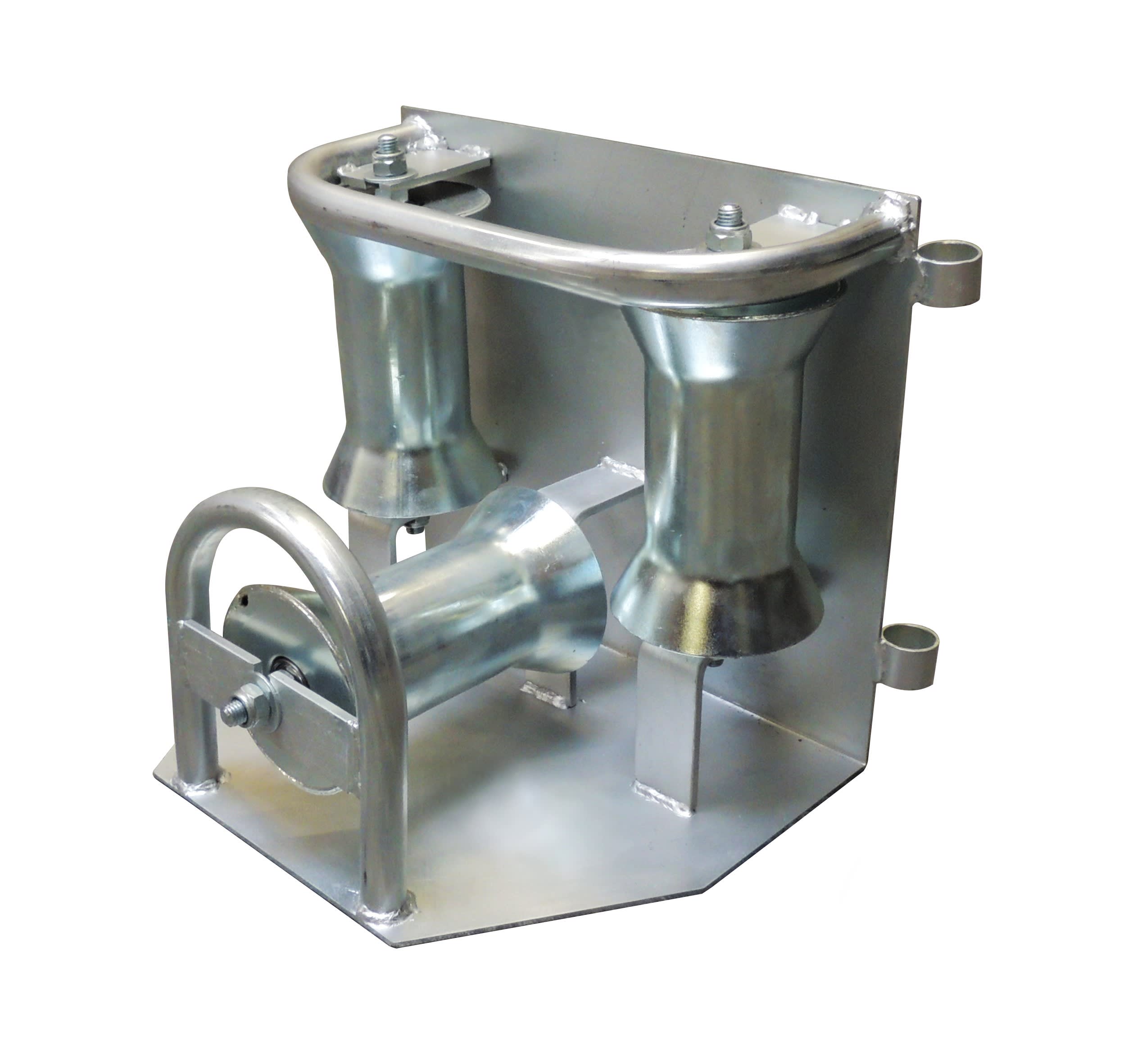 Cable Equipements - Poulie PL3AC-ANG - 3 diabolos - Châssis et diabolo en acier galvanisé -