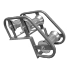 Cable Equipements - Poulie PL3ACBDC Bord de chambre à 3 galets - Galets et châssis en acier -