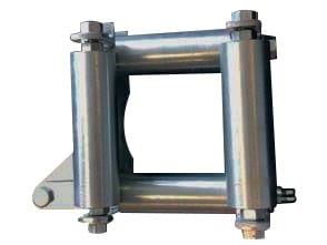 Cable Equipements - Poulie PL4AC-CAG - 4 rouleaux - Châssis et diabolo en acier galvanisé ?