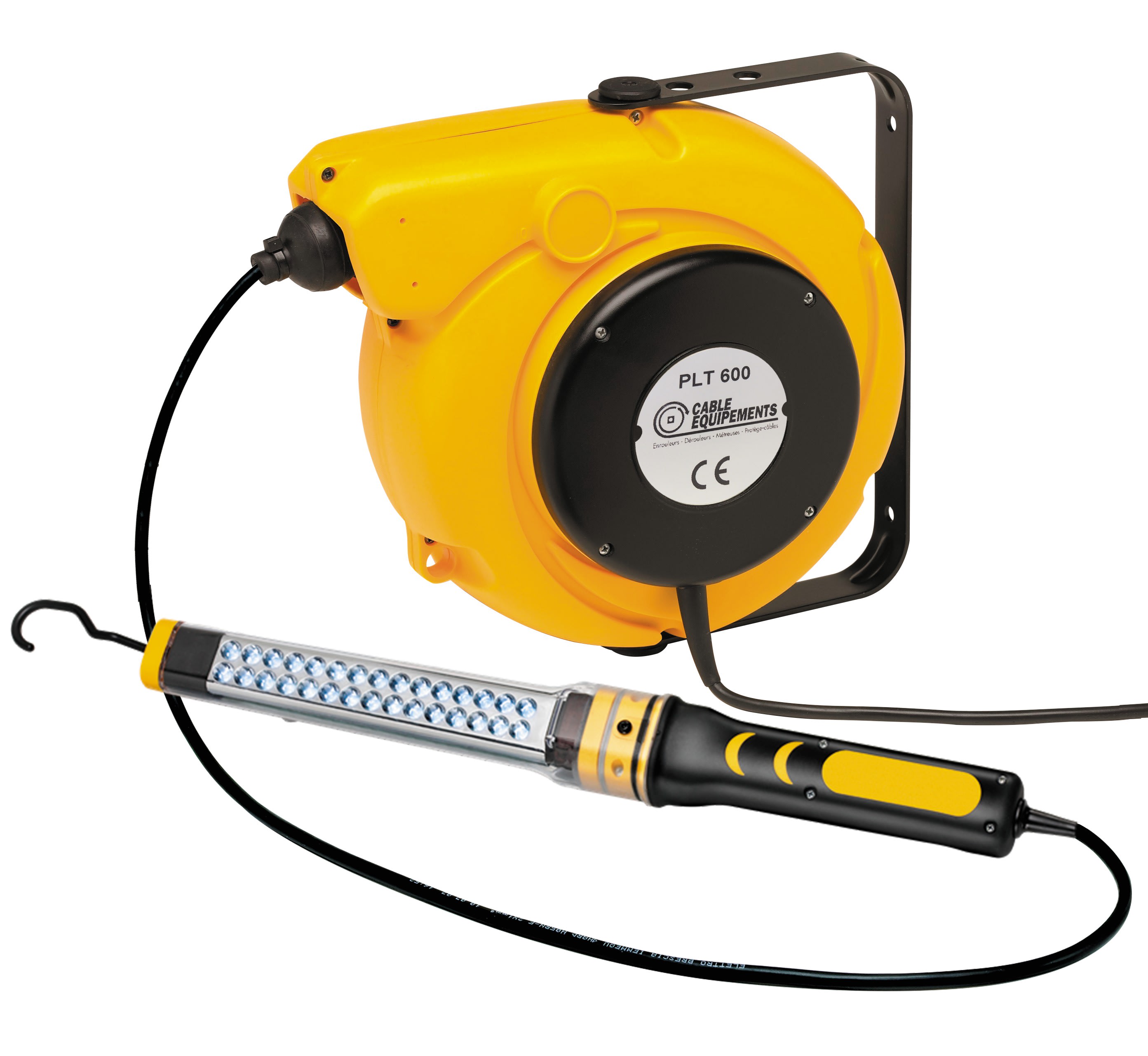 Cable Equipements - Enrouleur auto PLT600 + BALADEUSE LED-30 (30 led) 24V/24V - Fermé plastique