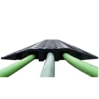 Cable Equipements - PONT VEHICULES 35-3 : passage de cable Vehicules - 98cm - 3 canaux Ø35mm - Noir