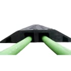 Cable Equipements - PONT VEHICULES 37-2 : passage de cable Vehicules - 98cm - 2 canaux Ø37mm - Noir