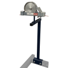 Cable Equipements - Option métreuse M35, roue aluminium strié, pour SPIRO-H sur pied - Pour diamètre